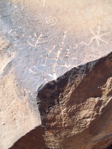 Petroglyphs Little Black Mountain Saint George Utah