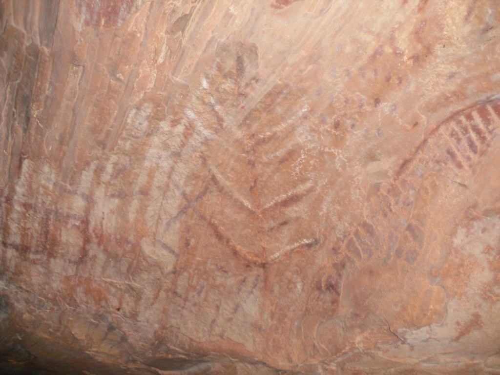 Petroglyphs and pictographs Saint George Utah