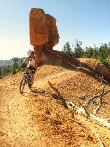 mountain biking thunder mountain trail